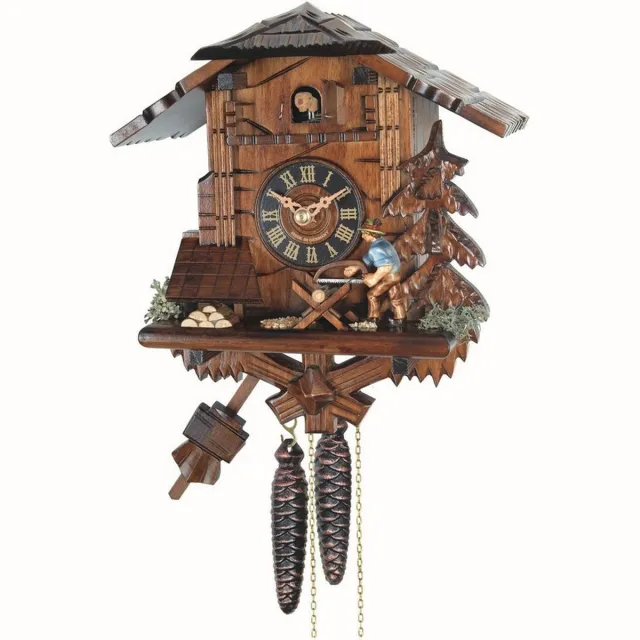 Engstler 4358 - Koekoeksklok - 1-daags ketting uurwerk meerkleurig
