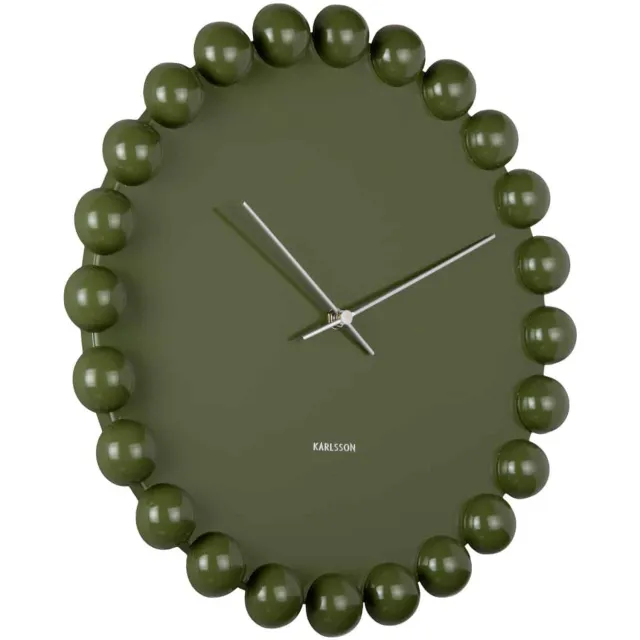 Karlsson Cadiz Dotty wandklok groen
