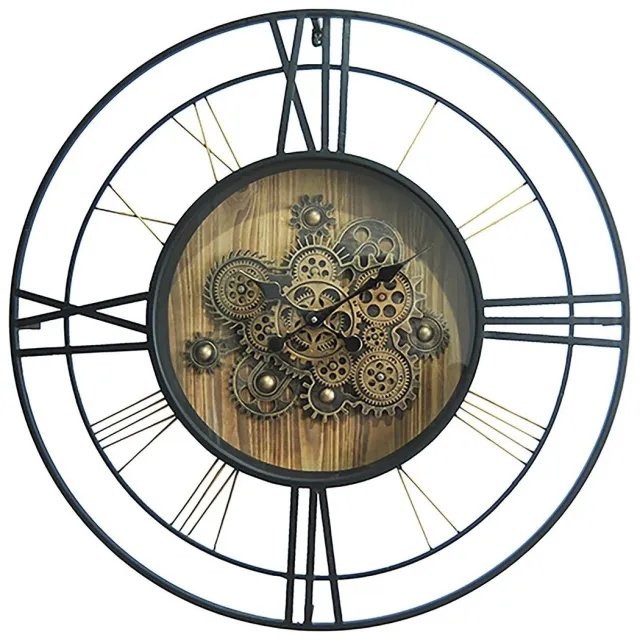 Signes Grimalt wandklok met mechanisme zwart