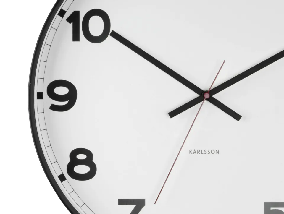 Karlsson New Classic wandklok wit, foto 4