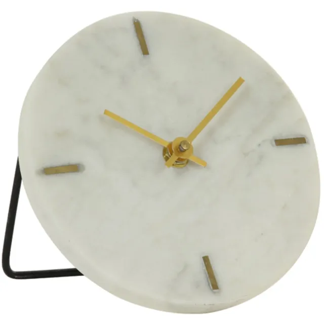 Light & Living Klok MORENO - 15x14.5x13cm - Wit