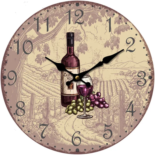 Signes Grimalt druiven- en wijnklok beige Oranje