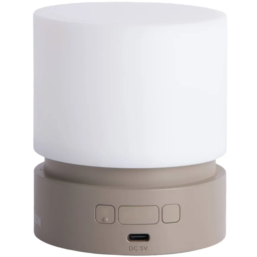 Karlsson Pillar Light LED wekker warmgrijs, foto 2