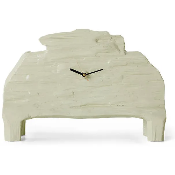HKLIVING x Teun Zwets klok hout seafoam