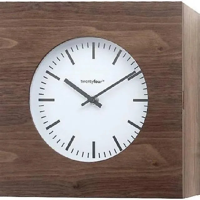 Balance Balvi Qubo Oak Wood 25 cm klok