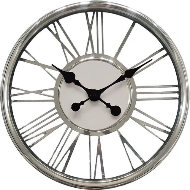 Cnr WANDKLOK CNR085-1 ZILVER 44CM