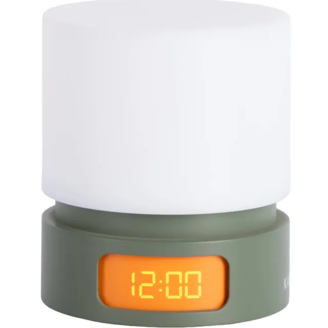 Karlsson Pillar Light wekker jungle groen