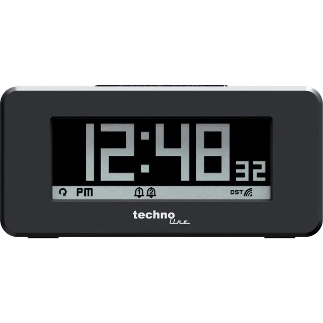 Technoline Radio gestuurde wekker - WT 295 Black