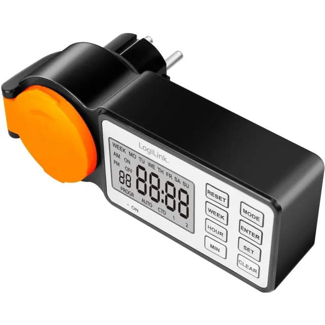 Duraxl Timer buitenshuis - 12 programma's - 3600 W - Ip44