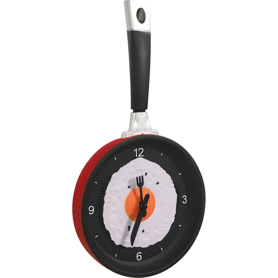 vidaXL Wandklok ei-in-pan 18,8 cm Meerkleurig